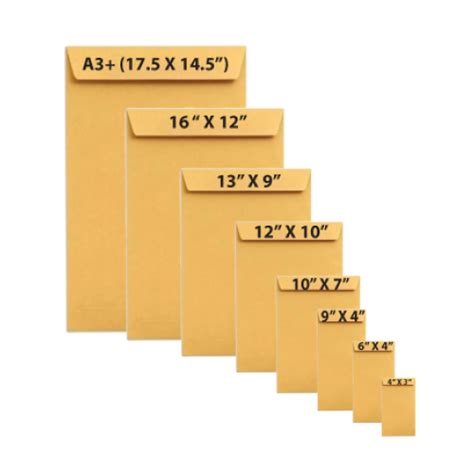 manila envelopes letter size.